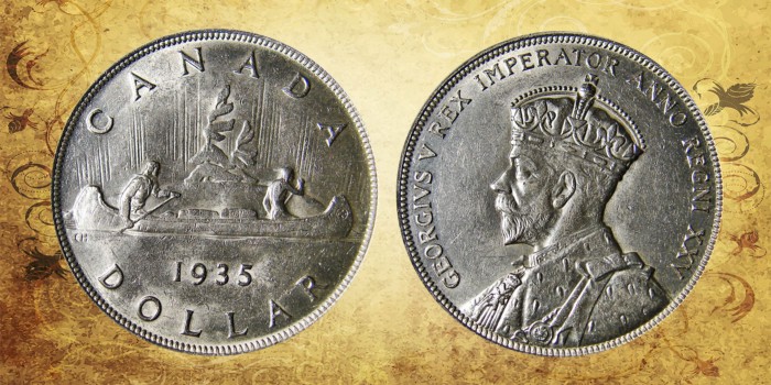 Pendant des millénaires, l’argent et l’or garantissaient à leur propriétaire richesse et prestige, mais, en 1935, le nouveau dollar en argent du Canada a démontré qu’une pièce de monnaie pouvait représenter plus que cela. C’était l’année du jubilé d’argent du roi, et la Royal Mint de Londres, en Angleterre, avait invité les dominions à participer aux célébrations en créant des médailles commémoratives en argent. Le Canada a annoncé qu’il produirait un dollar en argent.