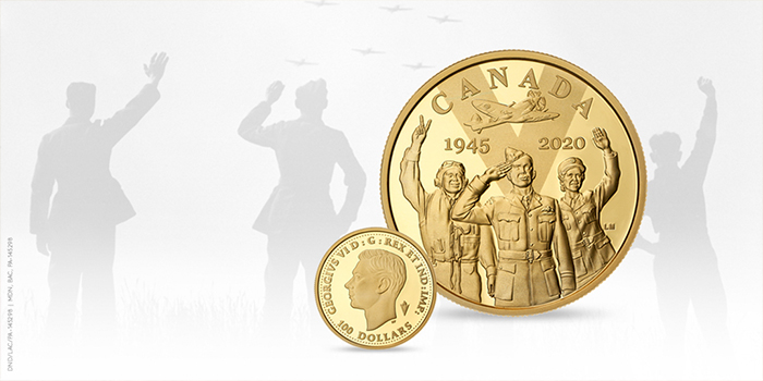 image 2020 14-Karat Gold Coin honouring the Royal Canadian Air Force