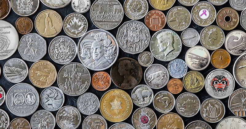 image “I spy with my little eye, a coin with a monkey on it!” Between the Royal Canadian Mint and other mints around the world, many people, places and things have appeared on coin and medal designs over the last few centuries.