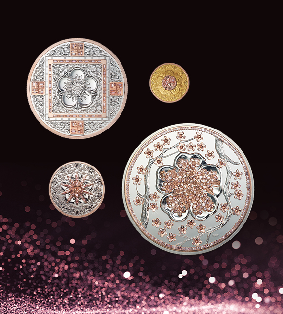 Redefining rare with our new Opulence Collection: Introducing pink diamond  coins