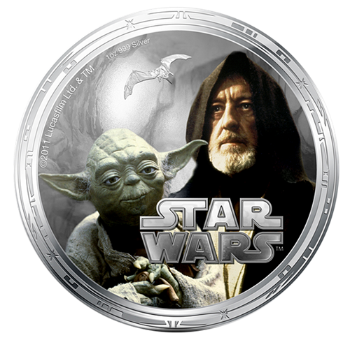 Millennium Falcon Fine Silver Coin Set from the New Zealand Mint 