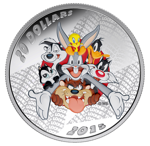 Looney Tunes(MC) : Merrie Melodies - Pièce colorée de 1 oz en argent pur  fin (2015) | La Monnaie royale canadienne