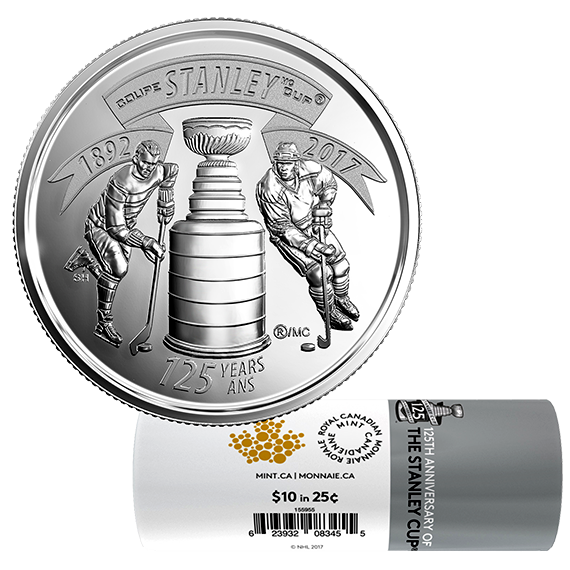 2017 25-cent 125th Anniversary of The Stanley Cup® Special Wrap 