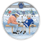 Pure Silver Coloured Coin - Learning to Play: Toronto Maple Leafs® - Mintage: 7,000 (2018)