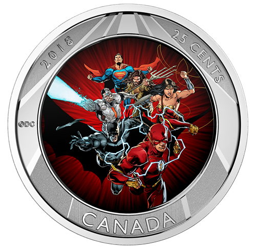 3D Coin and Two Trading Cards - The Justice League™ (2018) | The Royal  Canadian Mint