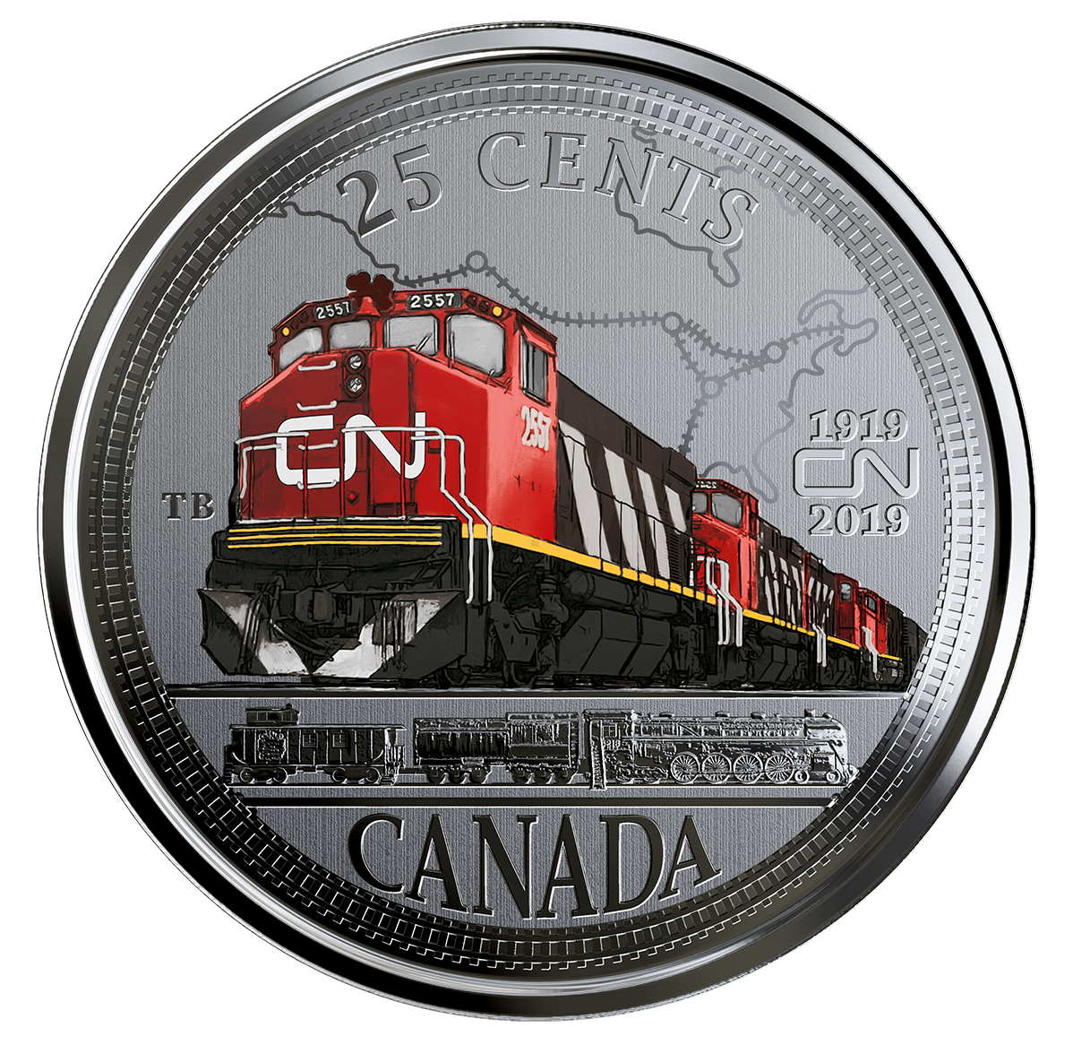 100th Anniversary of CN Rail (2019) | The Royal Canadian Mint