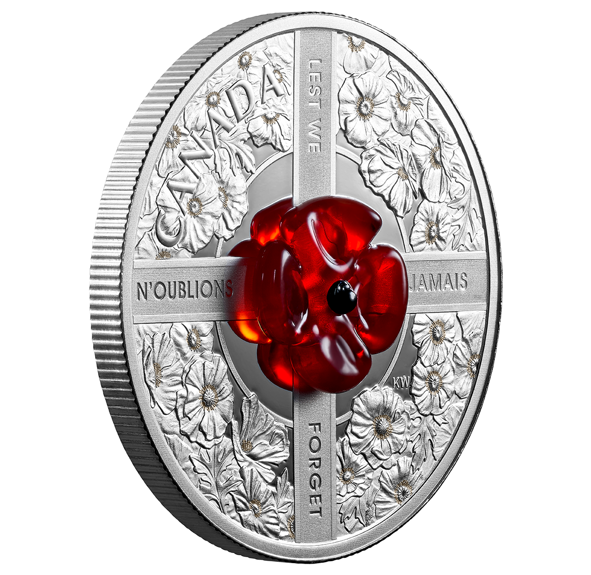 1 oz. Pure Silver Coin - Lest We Forget - Mintage: 6,000 (2019) | The ...