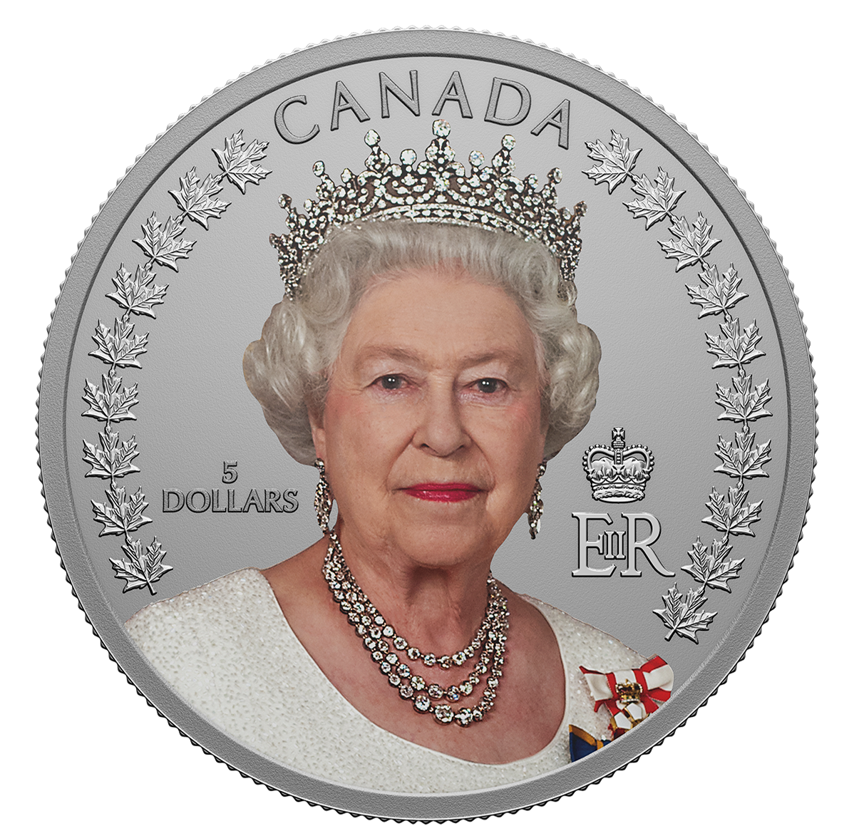 Pièce de ¼ oz en argent pur – Portrait de la reine Elizabeth II | La  Monnaie royale canadienne