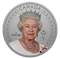 Pièce de ¼ oz en argent pur – Portrait de la reine Elizabeth II 