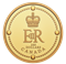 Pièce de 1 oz en or pur – Le monogramme royal de la reine Elizabeth II