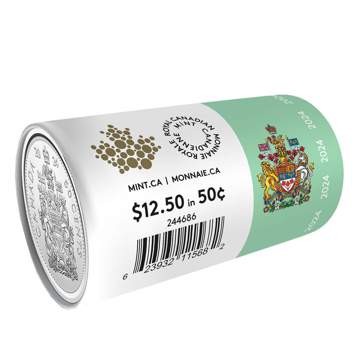 50-Cent Special Wrap Circulation Roll | The Royal Canadian Mint